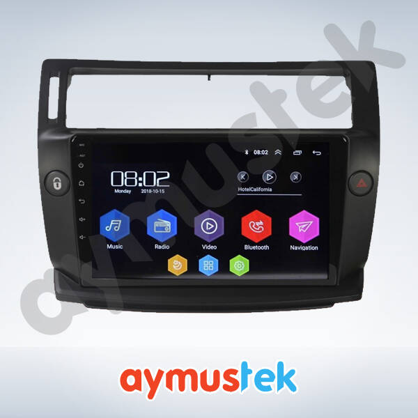 Citroen C4 2004-2009 Model 2GB + 64GB Android 13 Kablosuz Carplay Navigasyon Multimedya Sistemi - 3