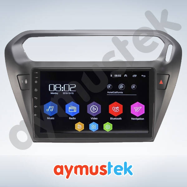 Citroen Elysee 2+64GB Kablosuz Carplay 2013-2018 Android 13 Navigasyon Multimedya Sistemi - 1