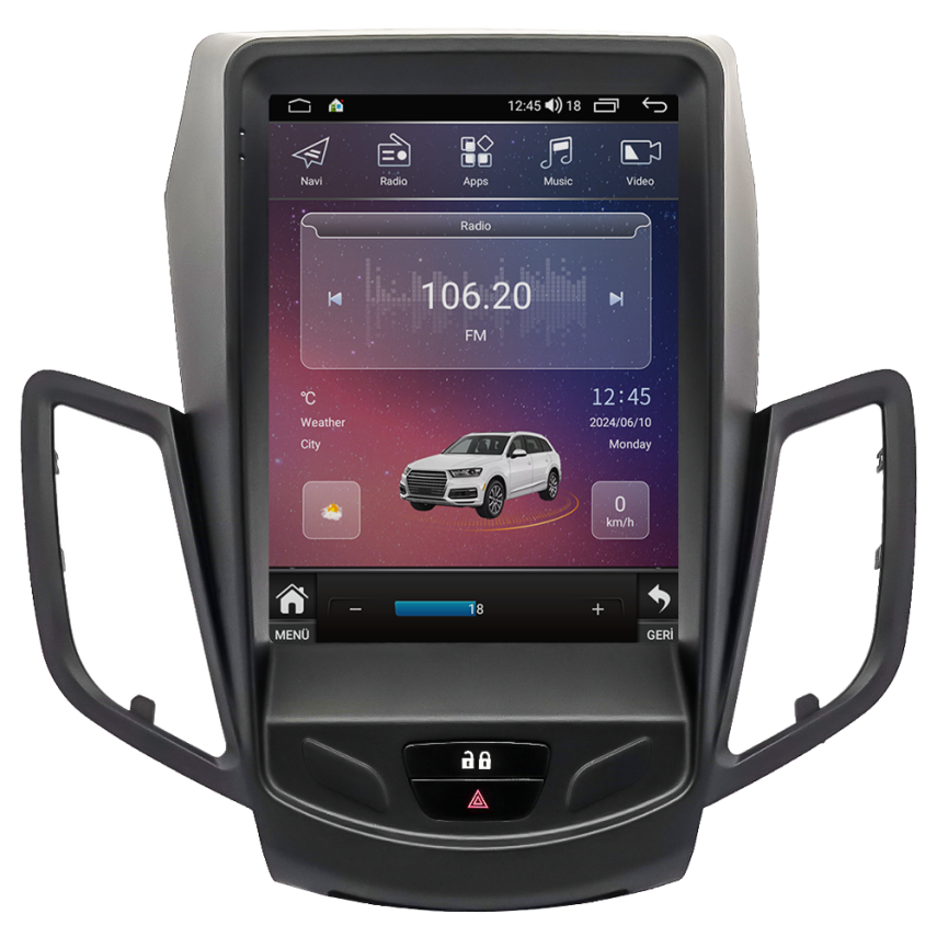 CRV-4126XAAT Ford Fiesta Android Multimedya Sistemi (2010-2017) CRV-4126XAA - 2