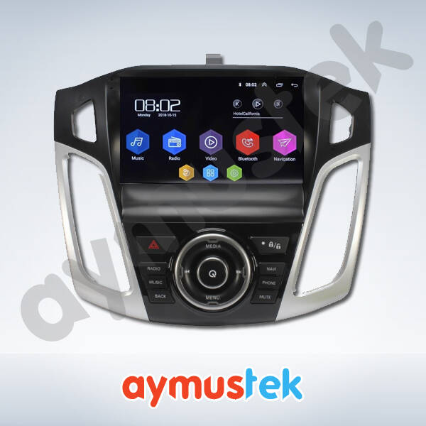 Ford Focus 34 2+64GB Kablosuz Carplay 2011-2015 Android 13 Navigasyon Multimedya Sistemi - 3