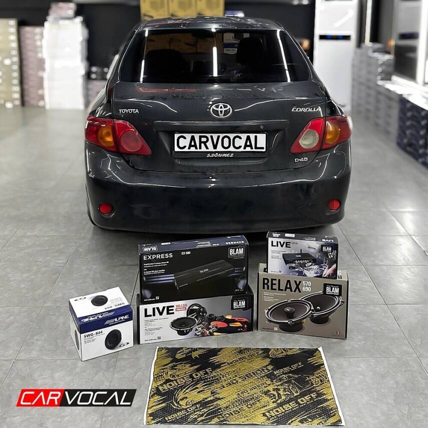 TCBASS Toyota Corolla Ses Sistemi - 2